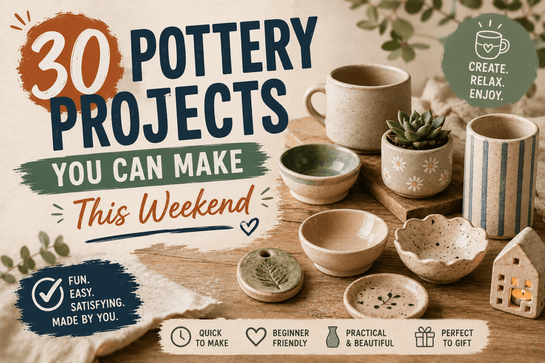 30 Pottery Projects You Can Make This Weekend - Artolia Studio