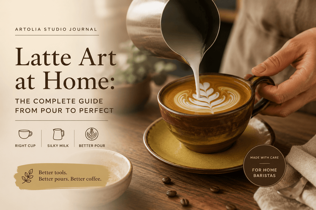The Home Barista's Secret: Why Cup Shape and Size Matter for Mugs for Latte Art - Artolia Studio