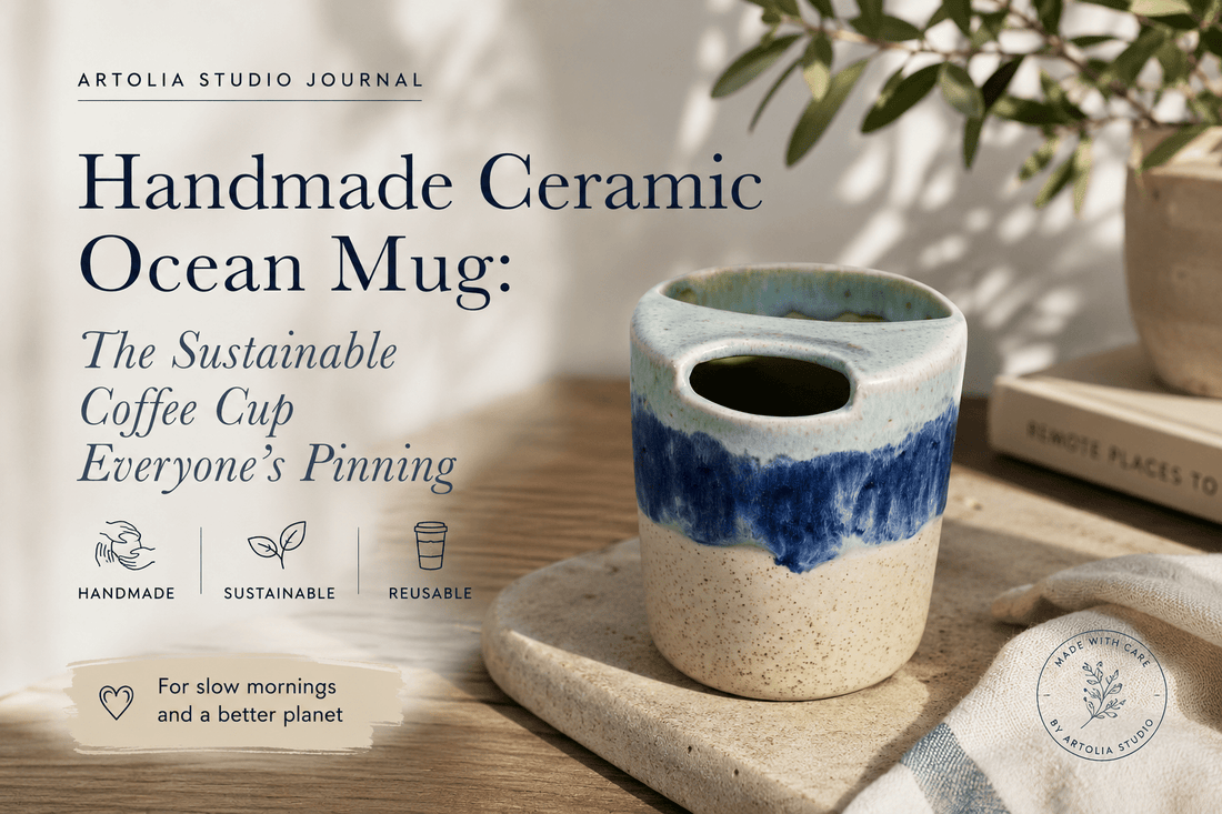 Travel To Go Coffee Thumb Mug: The Sustainable Coffee Cup Everyone's Pinning - Artolia Studio