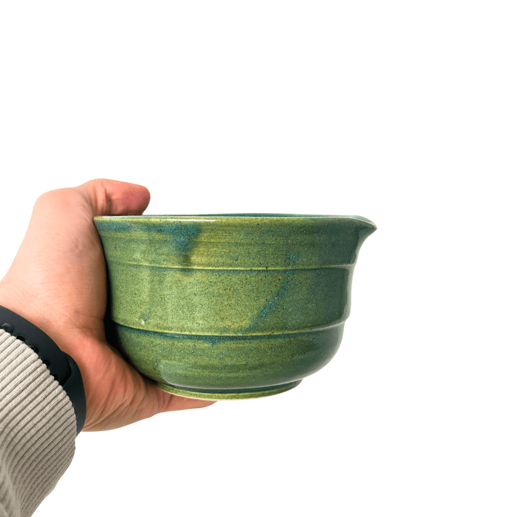 Green Matcha Bowl & Whisk Holder Set - Artolia Studio