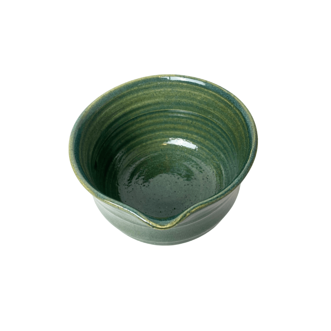 Green Matcha Bowl & Whisk Holder Set - Artolia Studio