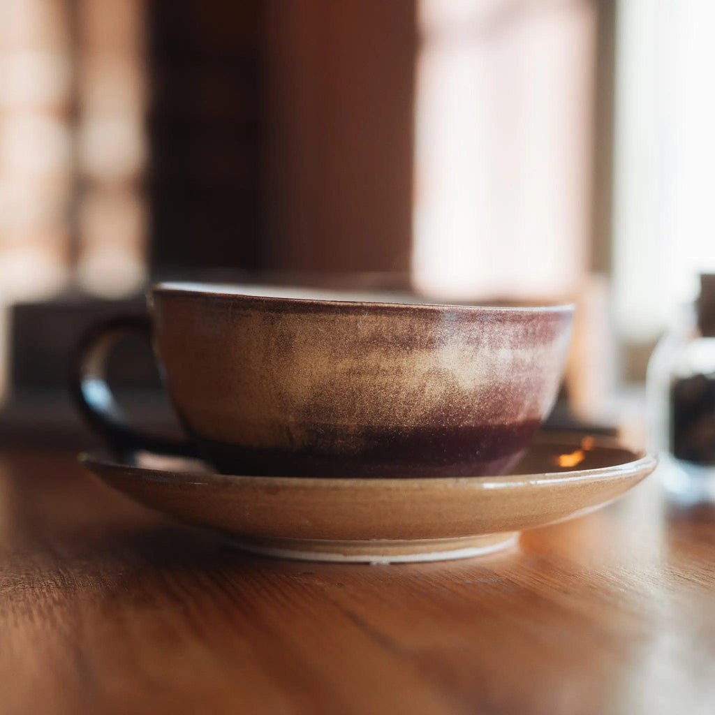 Latte Art Cup and Saucer 12oz - Artolia Studio