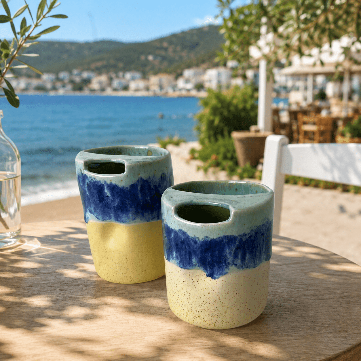 Ocean Travel To Go Thumb Mug - Artolia Studio